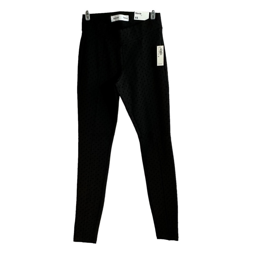 NWT Old‎ Navy Stevie Skinny Pants with Velvet Polk A Dots